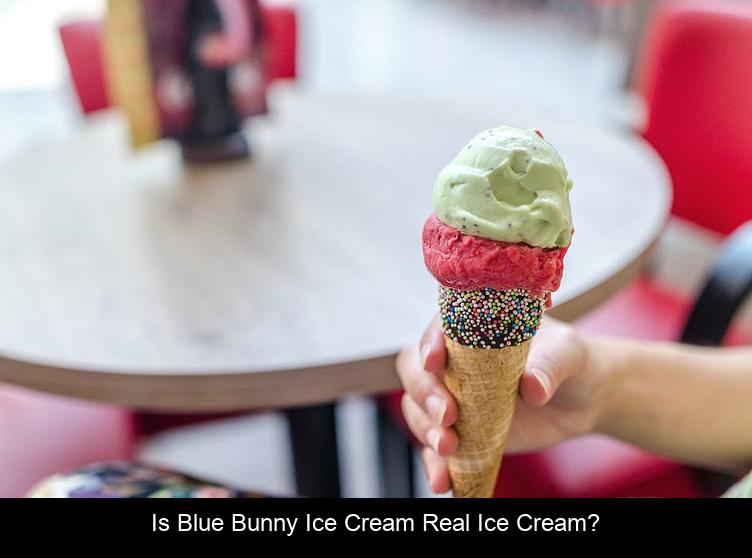 Is Blue Bunny ice cream real ice cream?